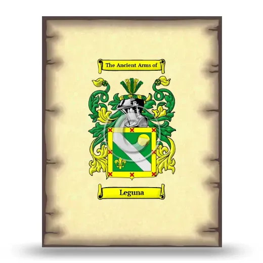 Leguna Coat of Arms Print