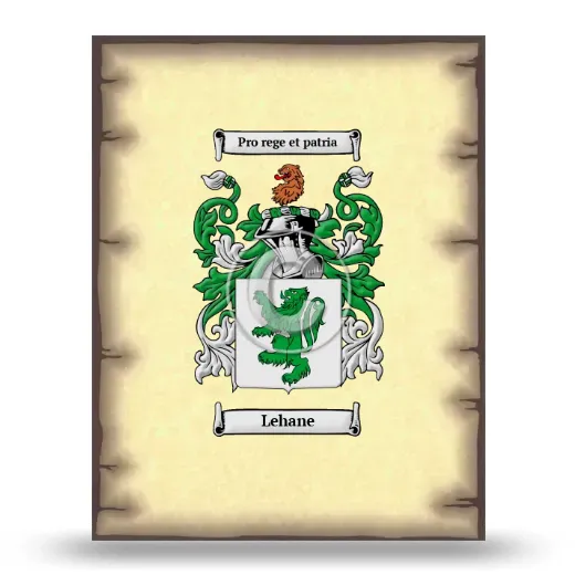 Lehane Coat of Arms Print