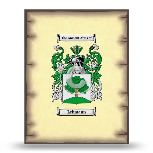 Lehmann Coat of Arms Print