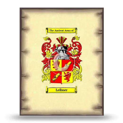 Leibner Coat of Arms Print