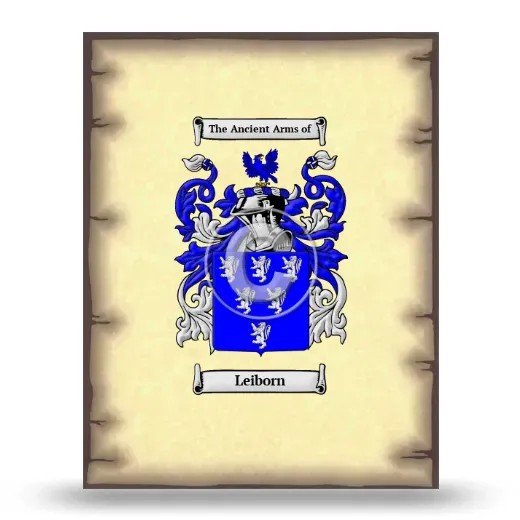 Leiborn Coat of Arms Print