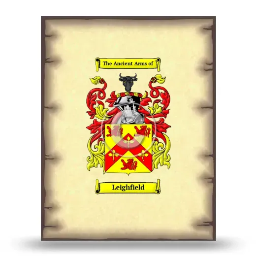 Leighfield Coat of Arms Print