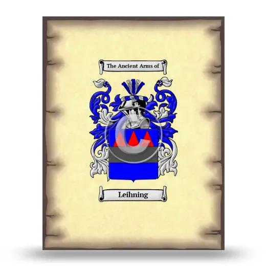 Leihning Coat of Arms Print