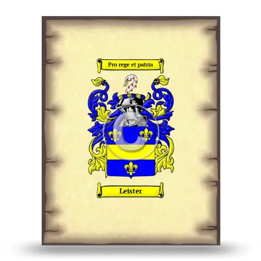 Leister Coat of Arms Print