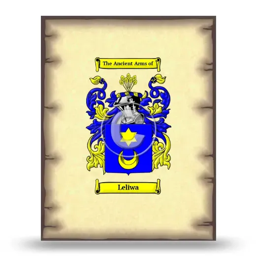 Leliwa Coat of Arms Print