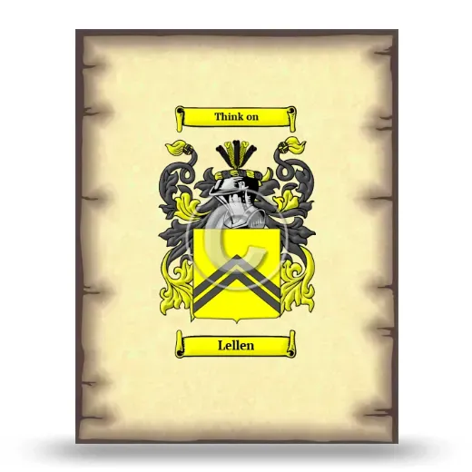 Lellen Coat of Arms Print