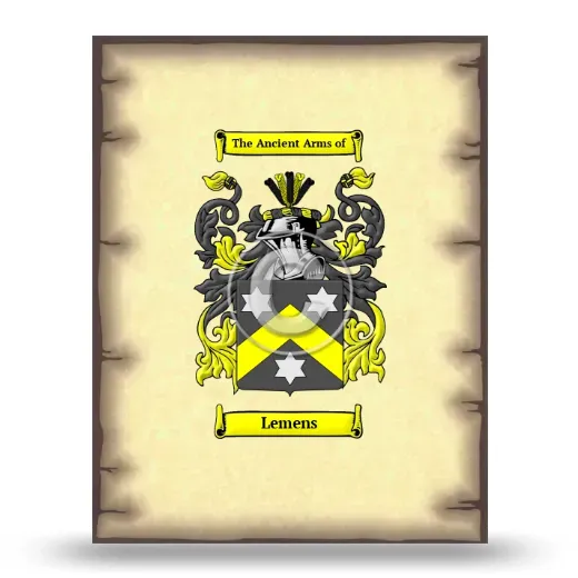 Lemens Coat of Arms Print
