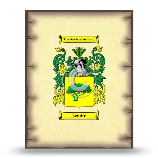 Lemire Coat of Arms Print