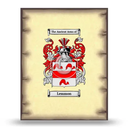 Lemmon Coat of Arms Print