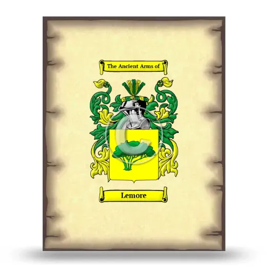 Lemore Coat of Arms Print