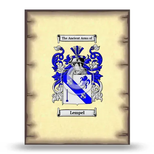 Lempel Coat of Arms Print