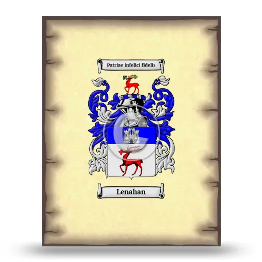 Lenahan Coat of Arms Print