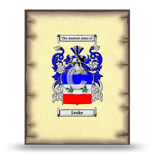 Lenke Coat of Arms Print