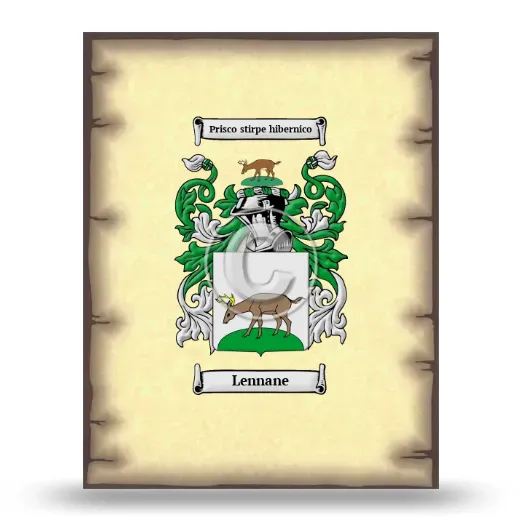 Lennane Coat of Arms Print