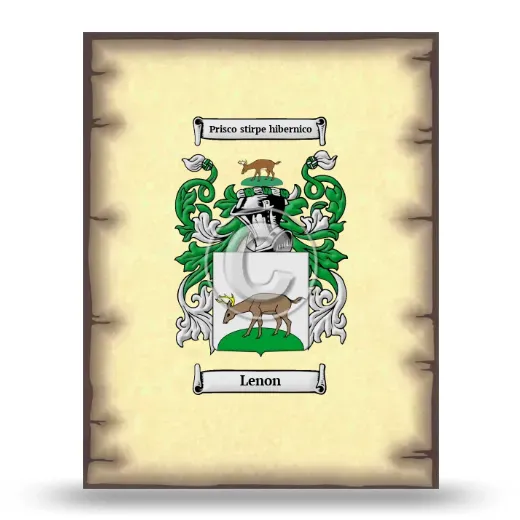 Lenon Coat of Arms Print
