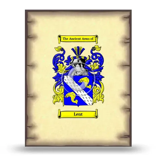 Lent Coat of Arms Print