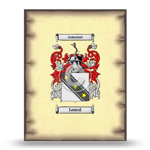 Lentol Coat of Arms Print