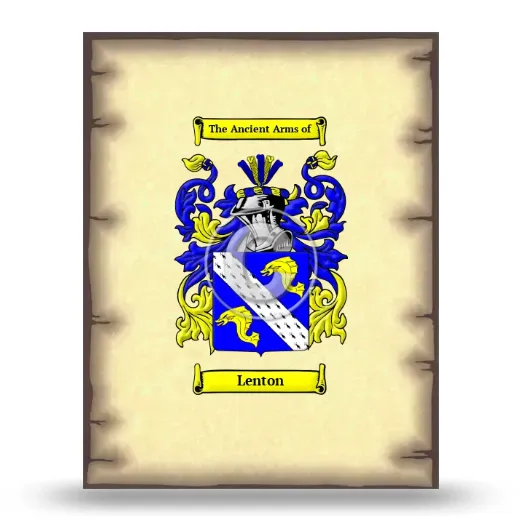 Lenton Coat of Arms Print