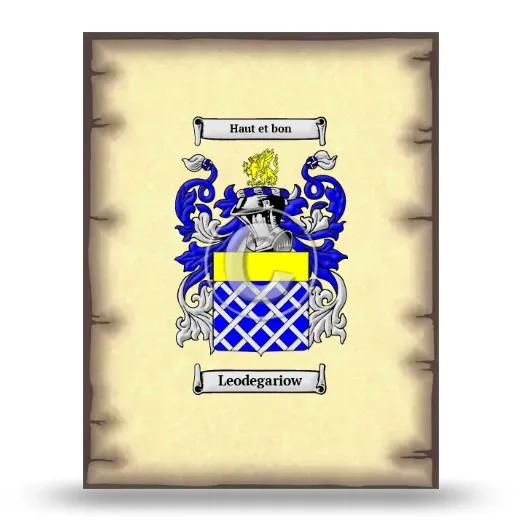 Leodegariow Coat of Arms Print