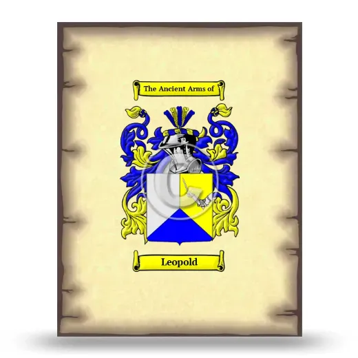 Leopold Coat of Arms Print