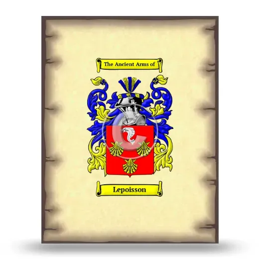 Lepoisson Coat of Arms Print