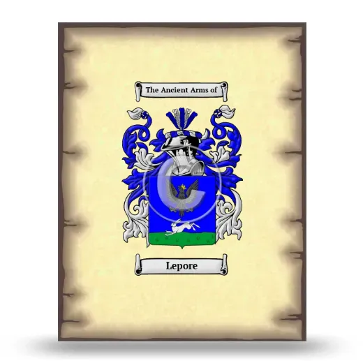 Lepore Coat of Arms Print