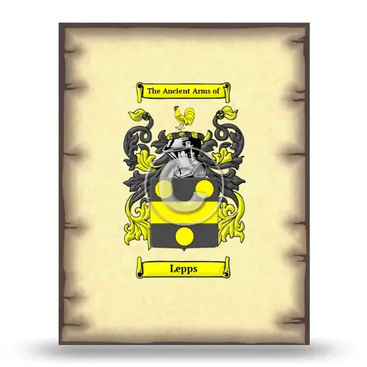 Lepps Coat of Arms Print
