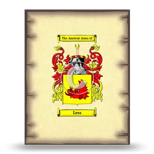 Less Coat of Arms Print