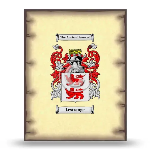 Lestrange Coat of Arms Print