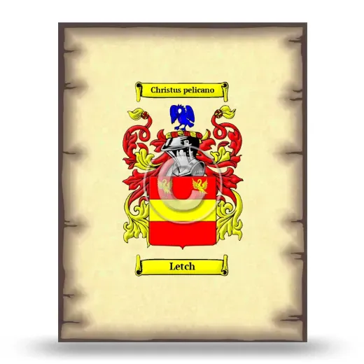 Letch Coat of Arms Print