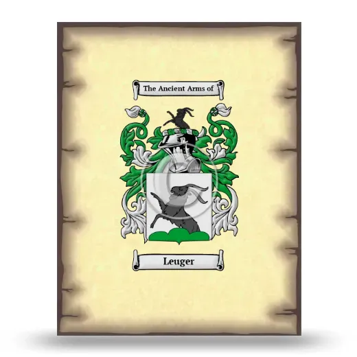 Leuger Coat of Arms Print