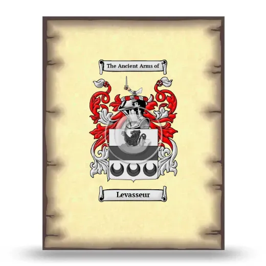 Levasseur Coat of Arms Print