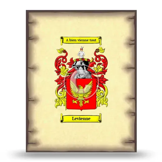 Levienne Coat of Arms Print