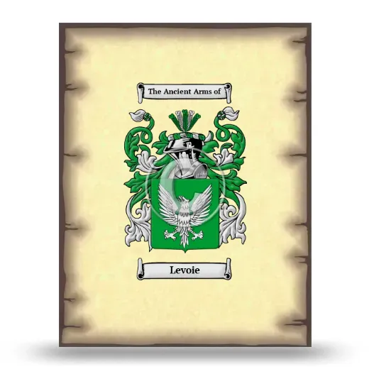 Levoie Coat of Arms Print