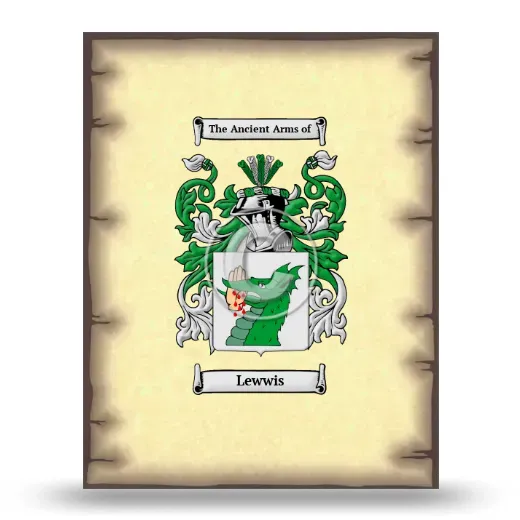 Lewwis Coat of Arms Print