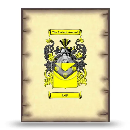 Ley Coat of Arms Print