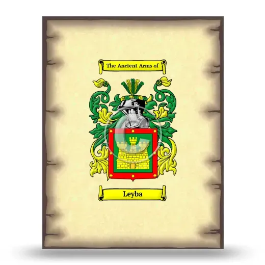 Leyba Coat of Arms Print