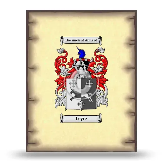 Leyre Coat of Arms Print