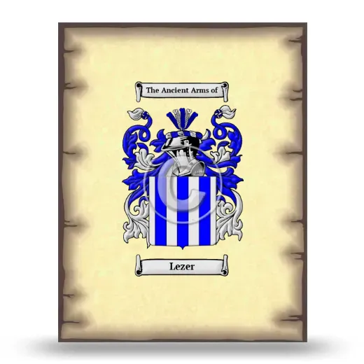 Lezer Coat of Arms Print