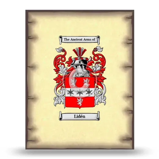 Lidén Coat of Arms Print