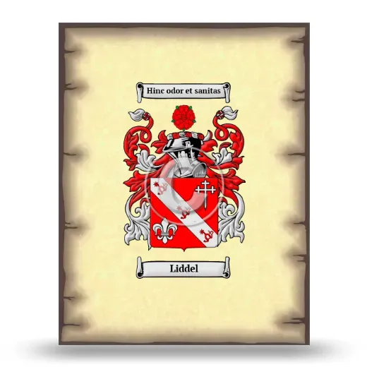 Liddel Coat of Arms Print