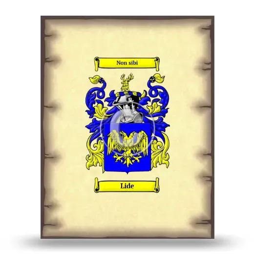 Lide Coat of Arms Print