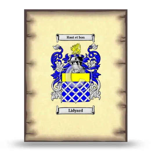 Lidyard Coat of Arms Print