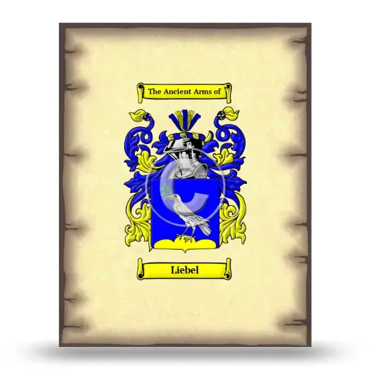 Liebel Coat of Arms Print