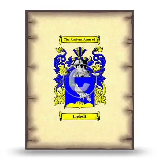 Liebelt Coat of Arms Print