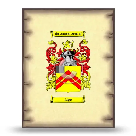 Lige Coat of Arms Print