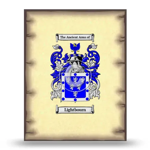 Lightbourn Coat of Arms Print