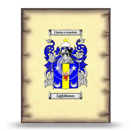 Lightbown Coat of Arms Print