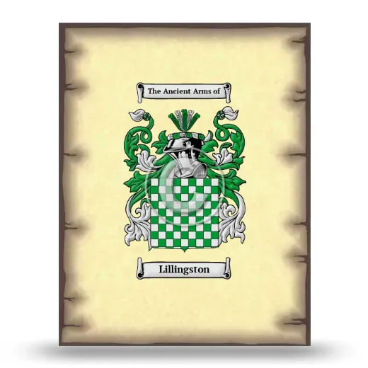Lillingston Coat of Arms Print