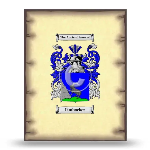 Limbocker Coat of Arms Print